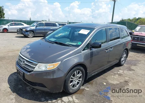 2013 Honda Odyssey Ex-L z USA, uszkodzony, nr VIN 5FNRL5H61DB034976